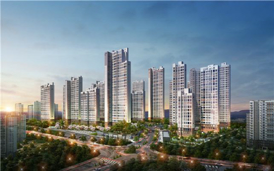 현대테크노 레이원시티 투시도